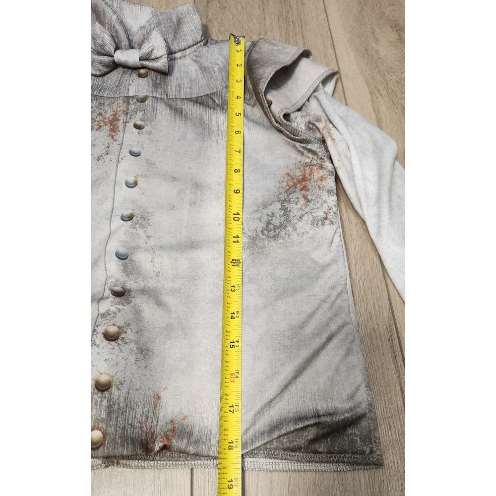 Youth Tin Man Inspired Costume Halloween Size M Wizard of Oz 2pc boys girls